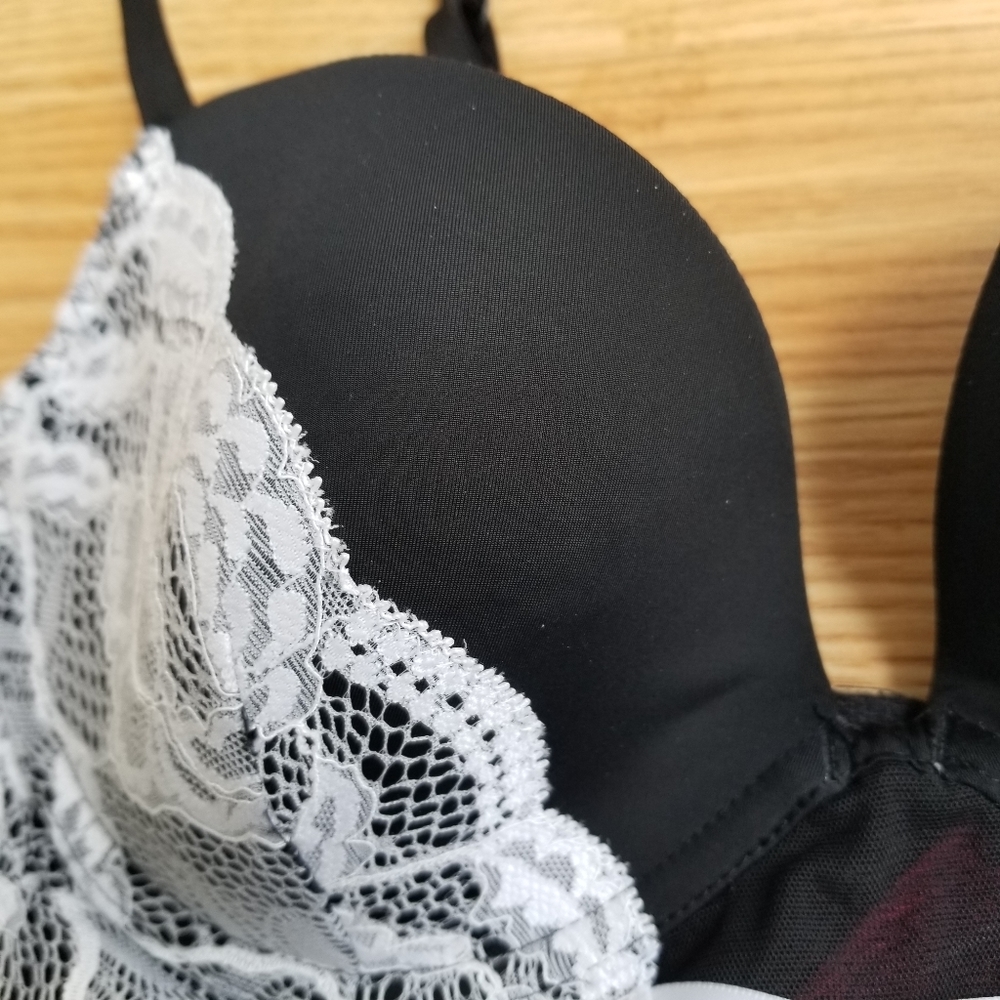 La Senza black lace french maid bodysuit lingerie - Picture 3 of 12
